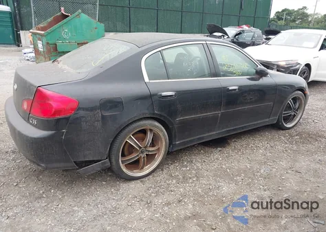 2006 Infiniti G35 из США, поврежденный, VIN JNKCV51EX6M502410